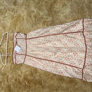 Floral Strapless Dress